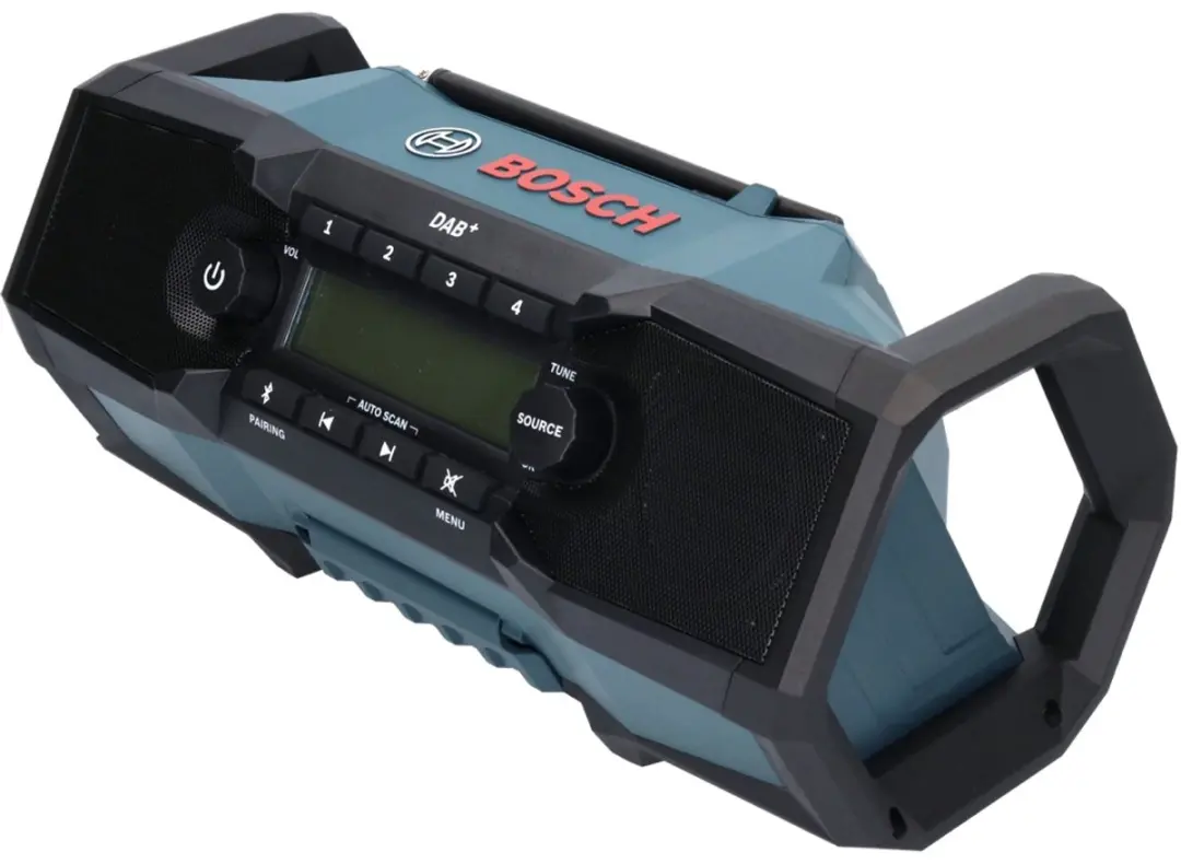Bosch Professional GPB 18V-2 SC Bouwradio - DAB+/Bluetooth - Zwart/Blauw - afbeelding 6 van 6