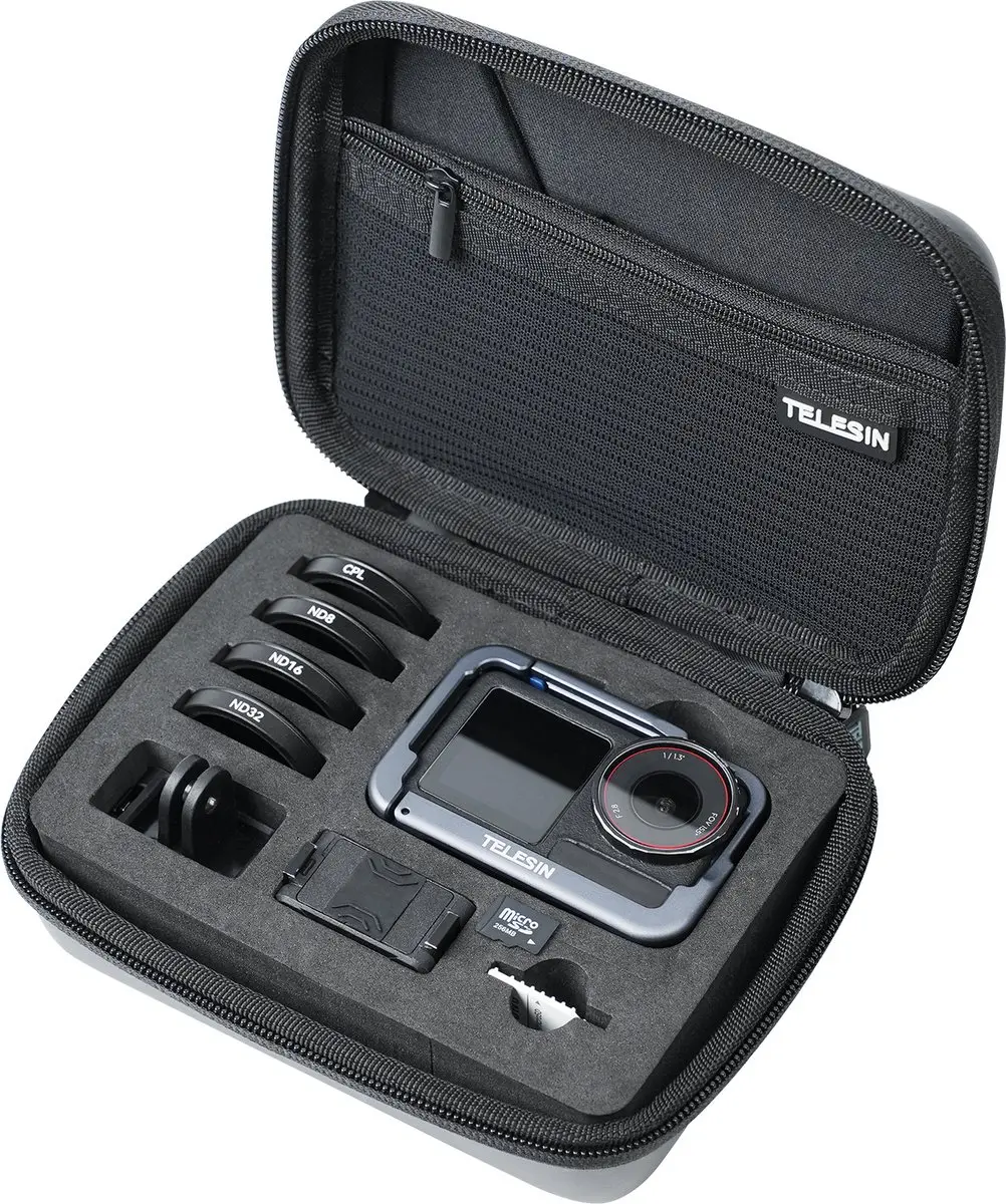 Telesin Storage Bag M Actioncam Osmo Action 3/4/5 Pro - MPN T-S6-PRC-06-TDJ - Grijs
