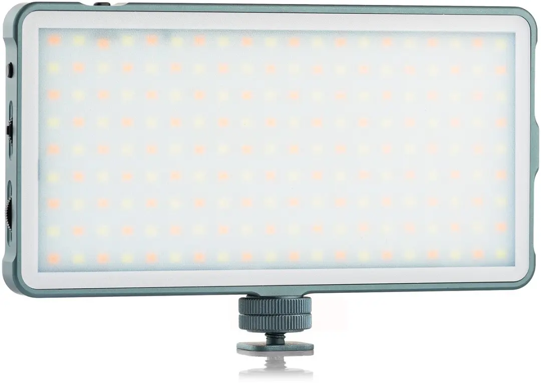 MOJOGEAR Medium LED Bicolor 12W Videolamp - 135 LED's - Wit/Grijs