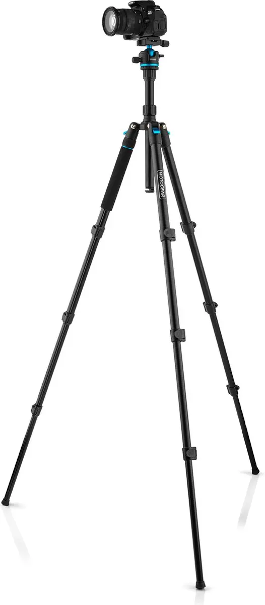 MOJOGEAR Swift MG-T03 Fotostatief 175cm - Zwart/Blauw