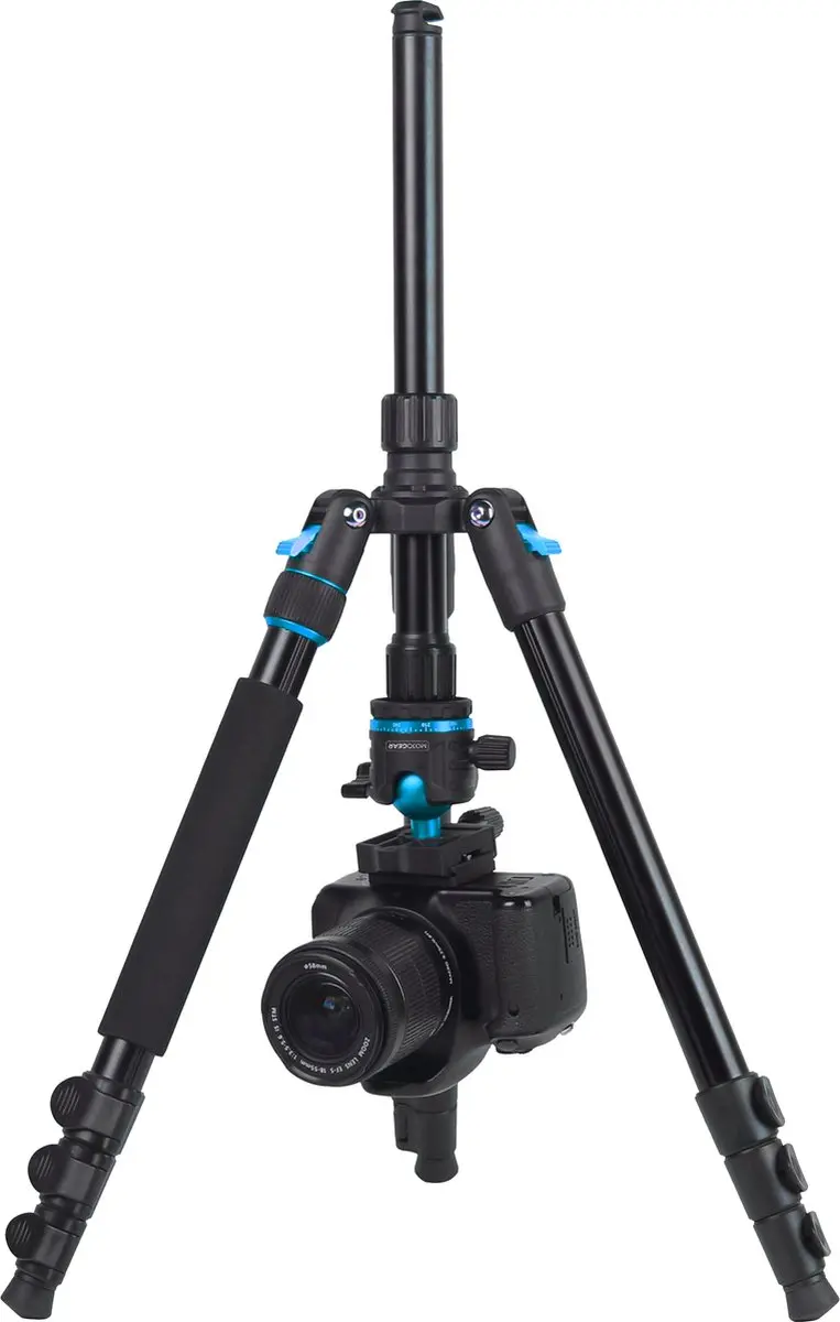 MOJOGEAR Swift MG-T03 Fotostatief 175cm - Zwart/Blauw