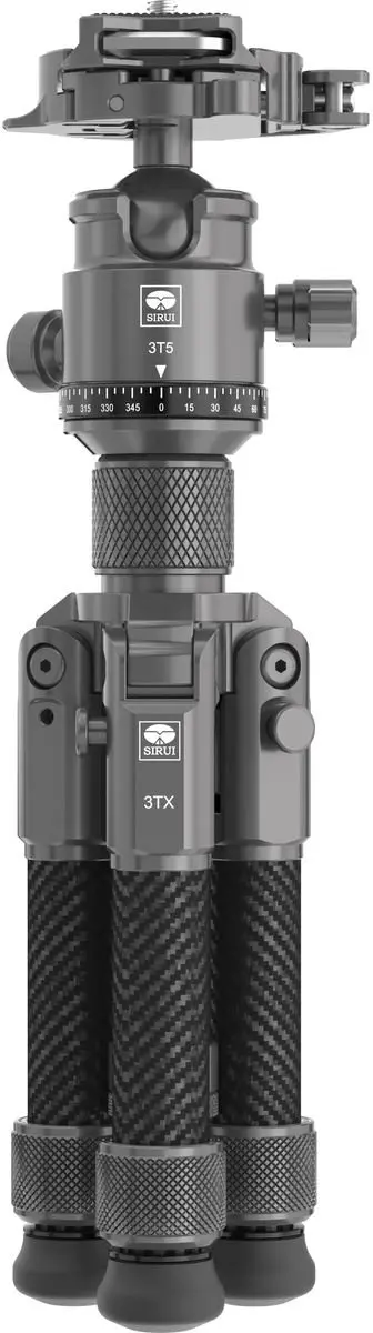 Sirui 3TX Aluminium Statief + 3T5 Balhoofd - Grijs