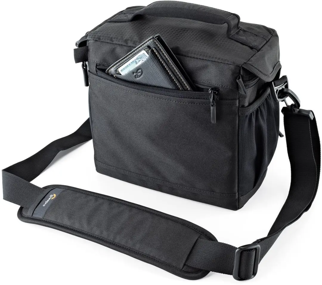 Lowepro Nova 170 AW II Schoudertas - 2 Lenzen Zwart