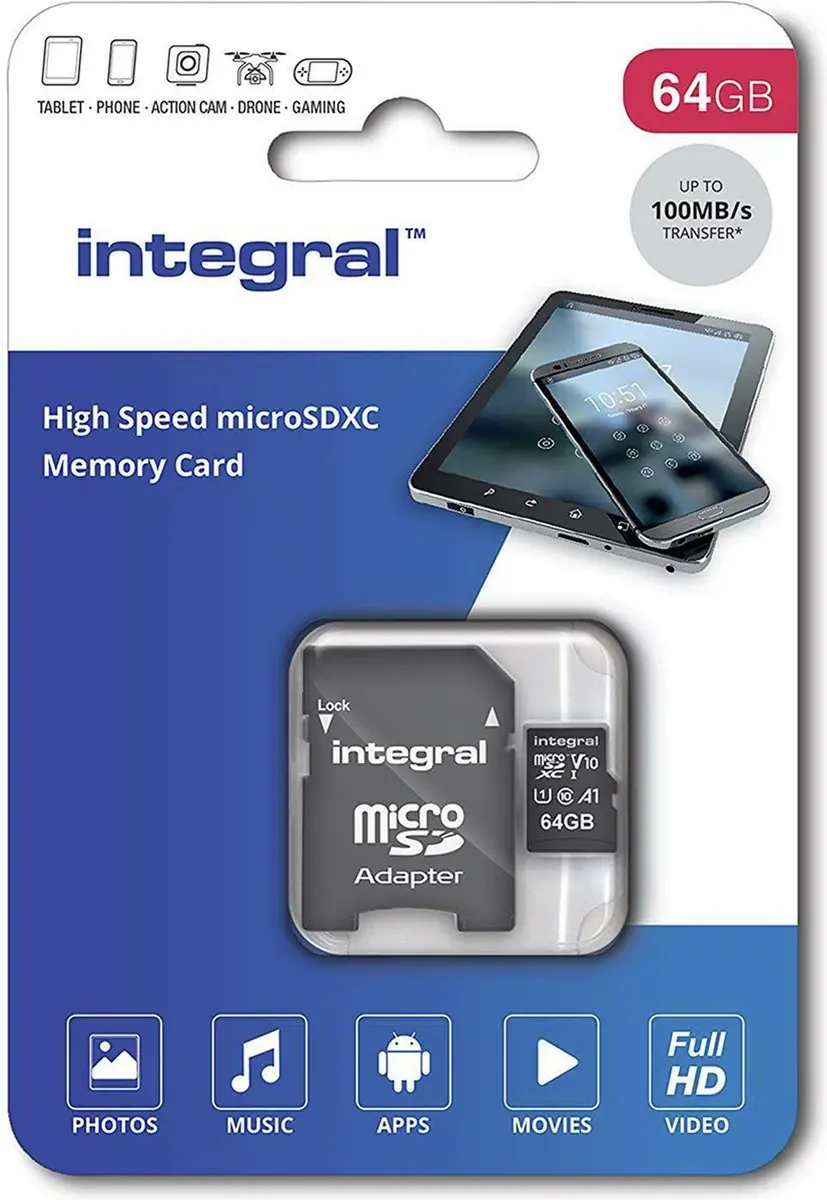 Integral INMSDX64G-100V10 Geheugenkaart 64GB