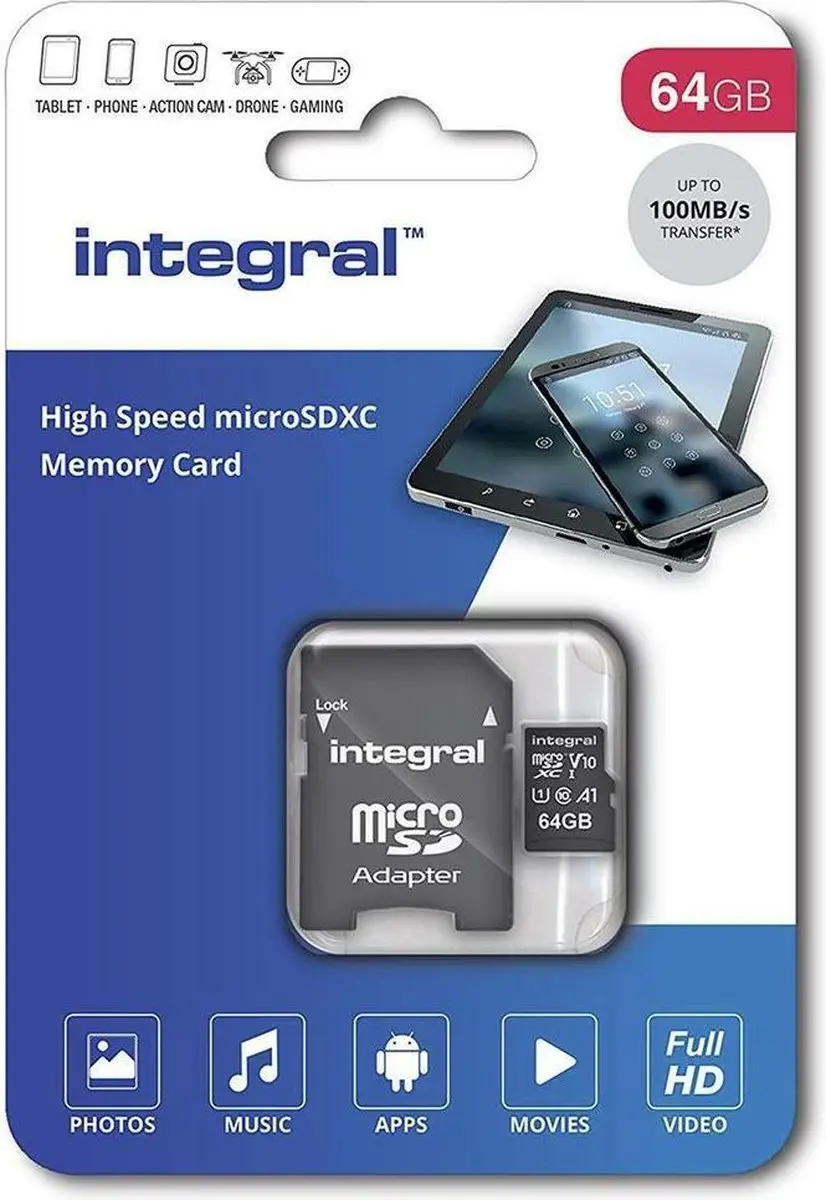 Integral INMSDX64G-100V10 Geheugenkaart 64GB