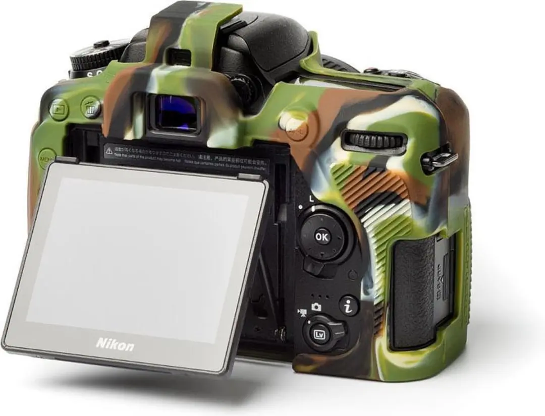 EasyCover ECND7500C Silicone Hoesje - Nikon D7500 Camouflage