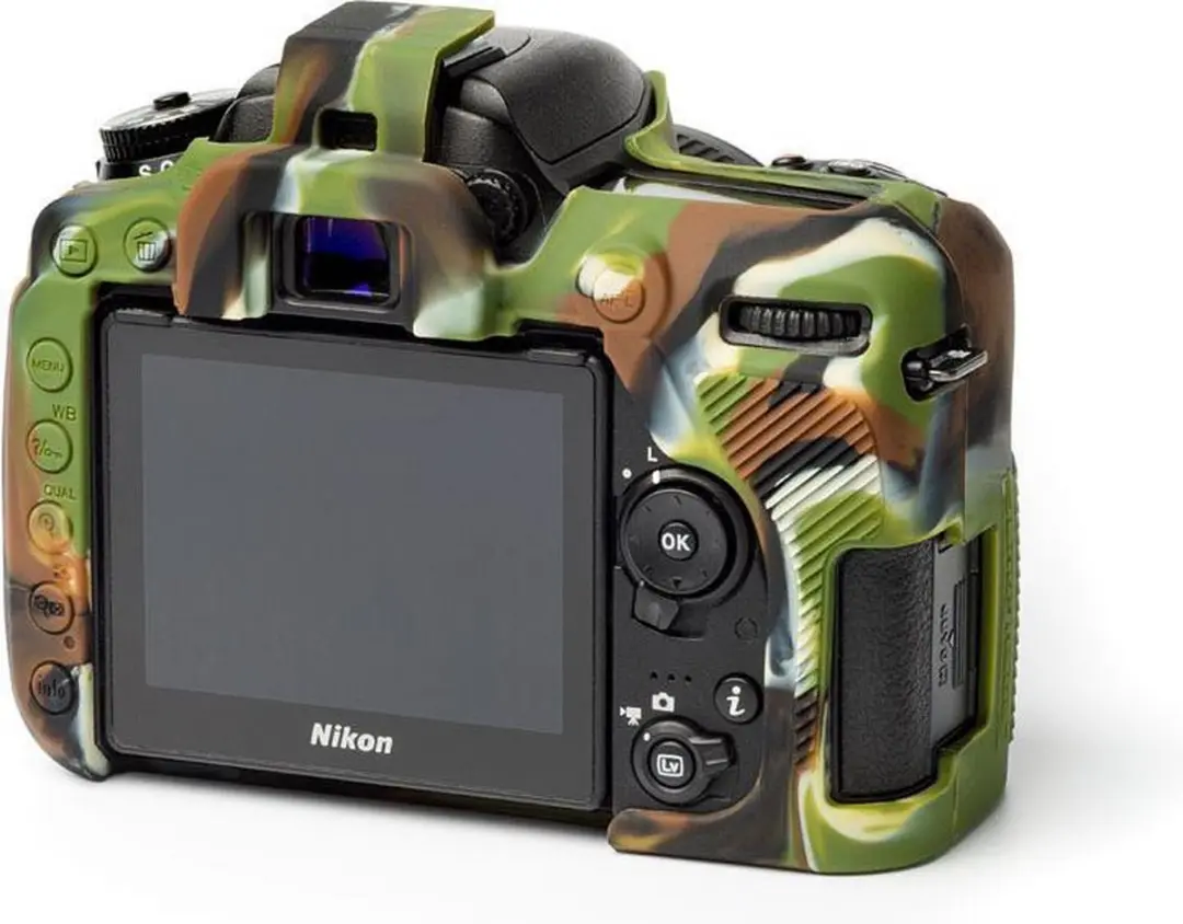 EasyCover ECND7500C Silicone Hoesje - Nikon D7500 Camouflage
