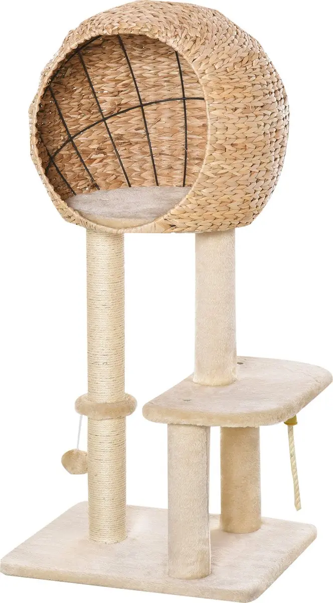 Pawhut Kattenboom 2 Niveaus