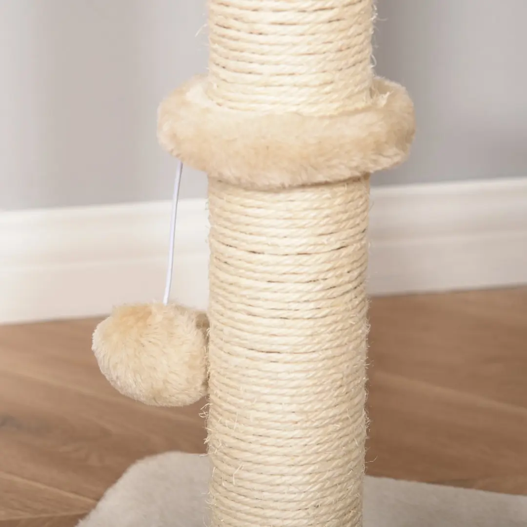 Pawhut Kattenboom 2 Niveaus - Beige