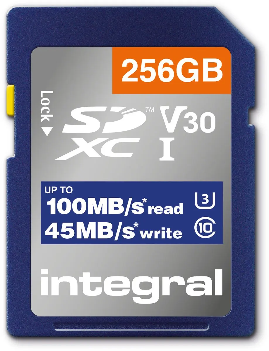 Integral INSDX256G-100V30 Geheugenkaart 256GB