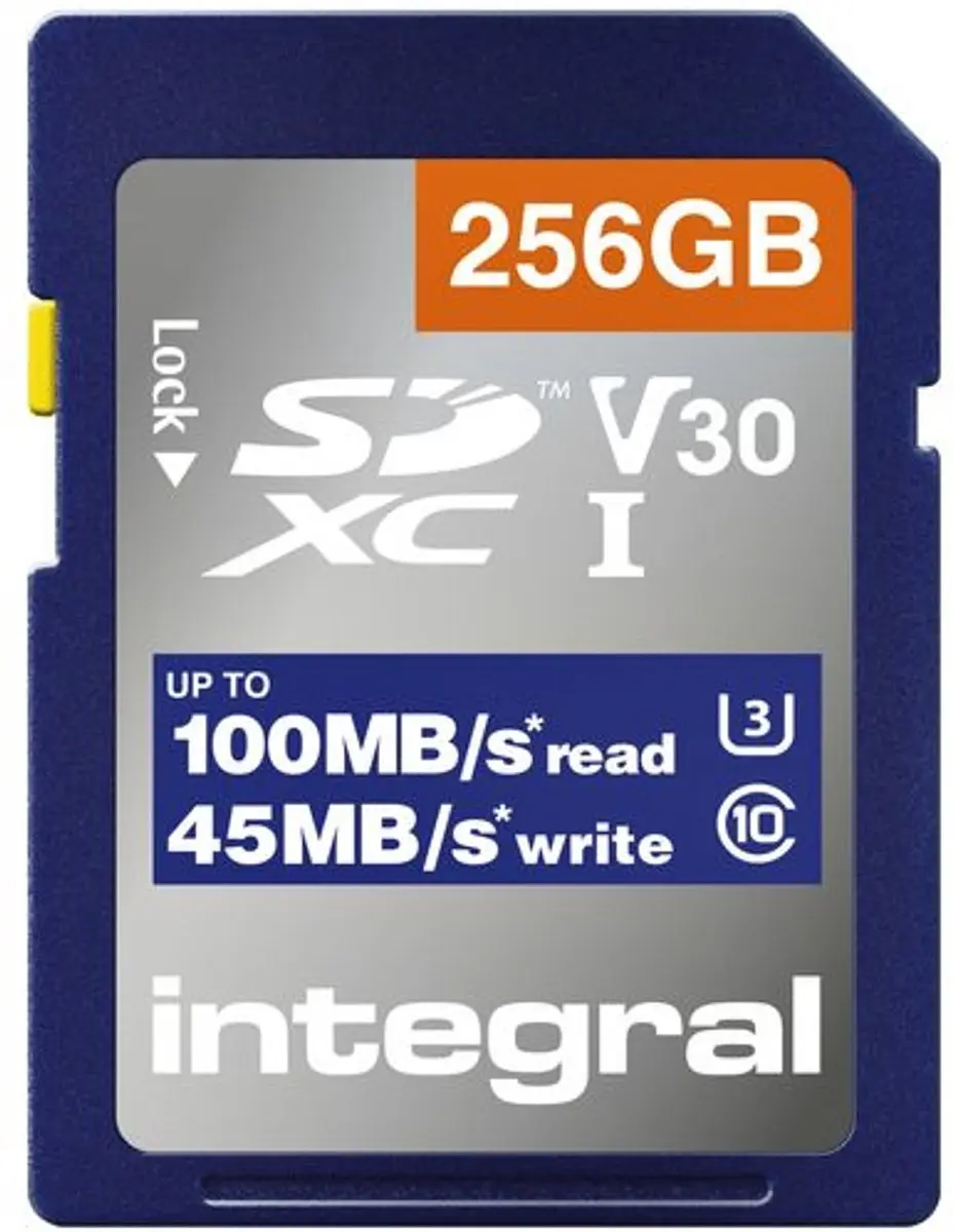 Integral INSDX256G-100V30 Geheugenkaart 256GB