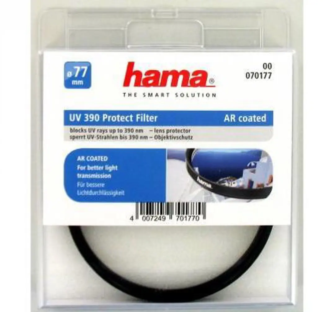 Hama UV Filter 390 77mm - Wit - afbeelding 5 van 6