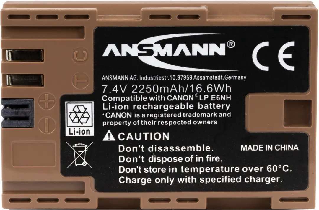Ansmann 1400-0083 Li-ion Accu - 2250mAh - 7,4V