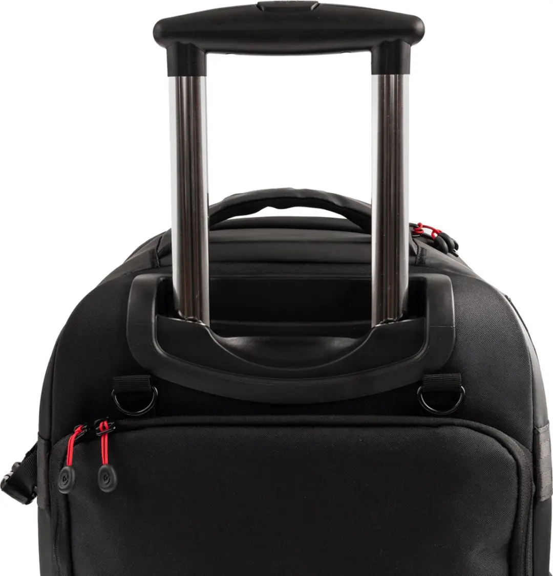 Caruba Skydex Wheelie 100 Koffer - 17 inch - 5 Lenzen - Zwart/Rood