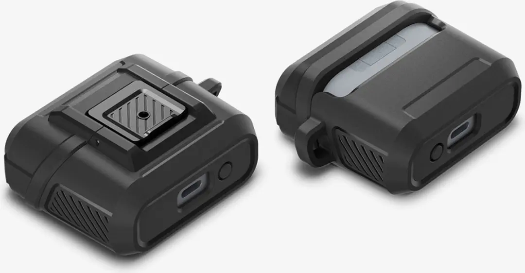 Spigen Lock Fit Hoesje ACS08332 - Samsung Galaxy Buds FE - Mat Zwart