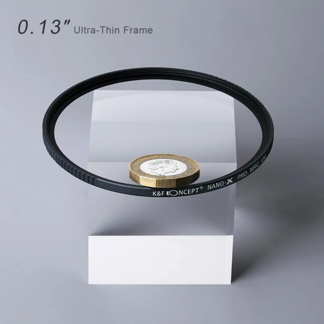 K&F Concept 82mm Nano-X HD MRC UV Filter - Zwart