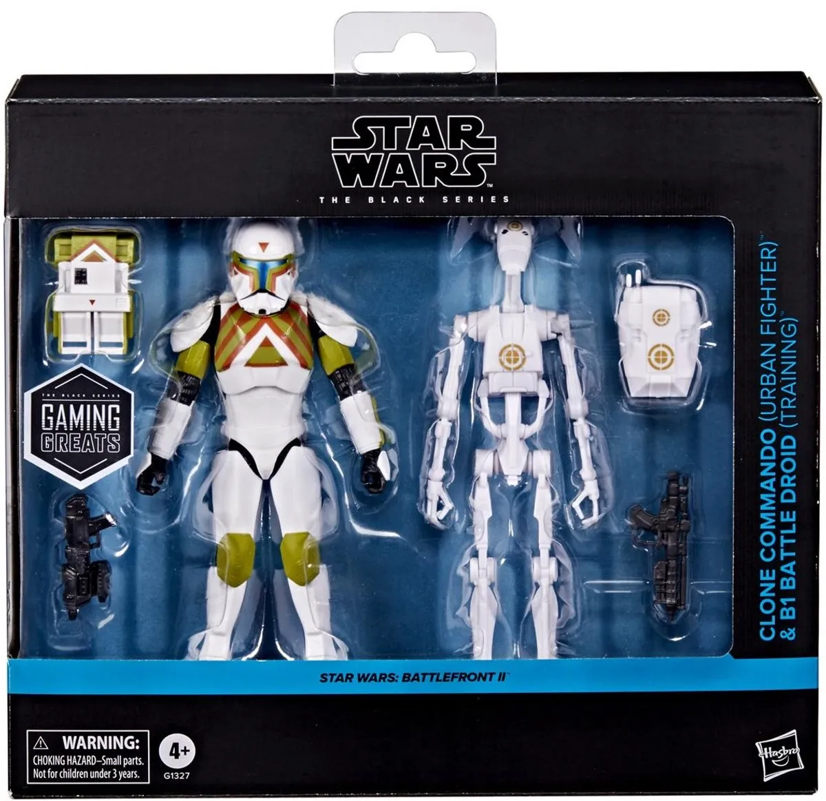 Star Wars The Black Series Clone Commando & B1 Battle Droid