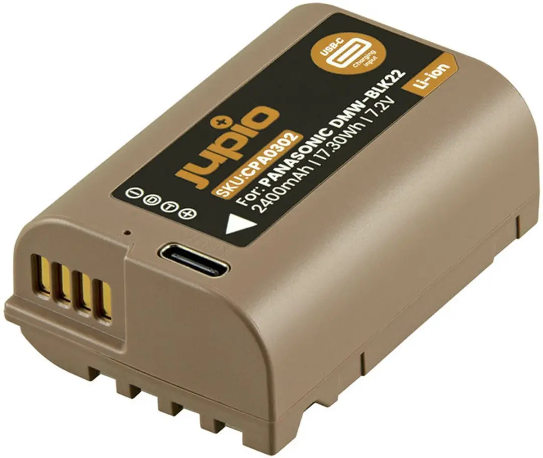 Jupio DMW-BLK22 Ultra C Accu 2400mAh - Systeemcamera