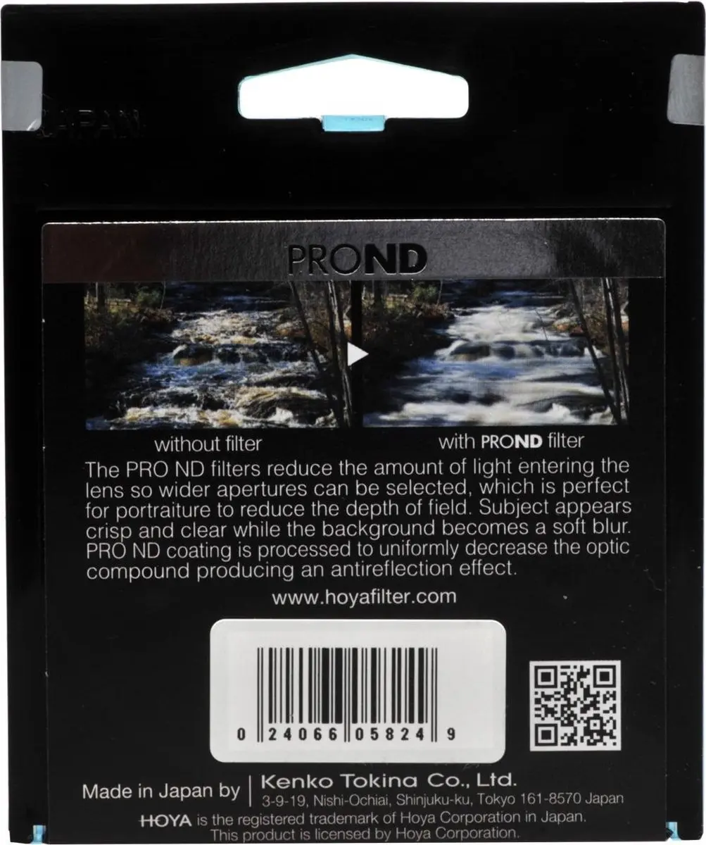 Hoya ND4 Pro Grijsfilter 52mm - HO-ND4P52