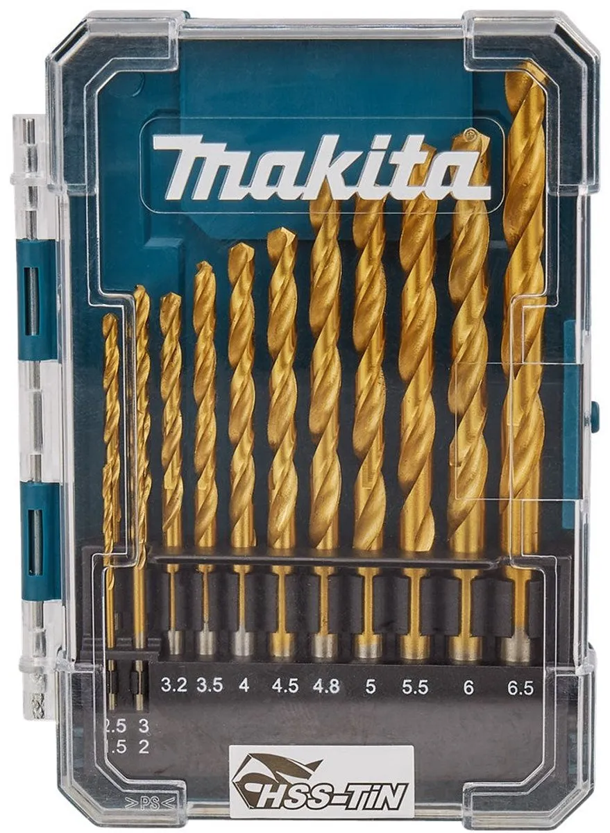 Makita Metaalboren Set 13-delig HSS-TiN