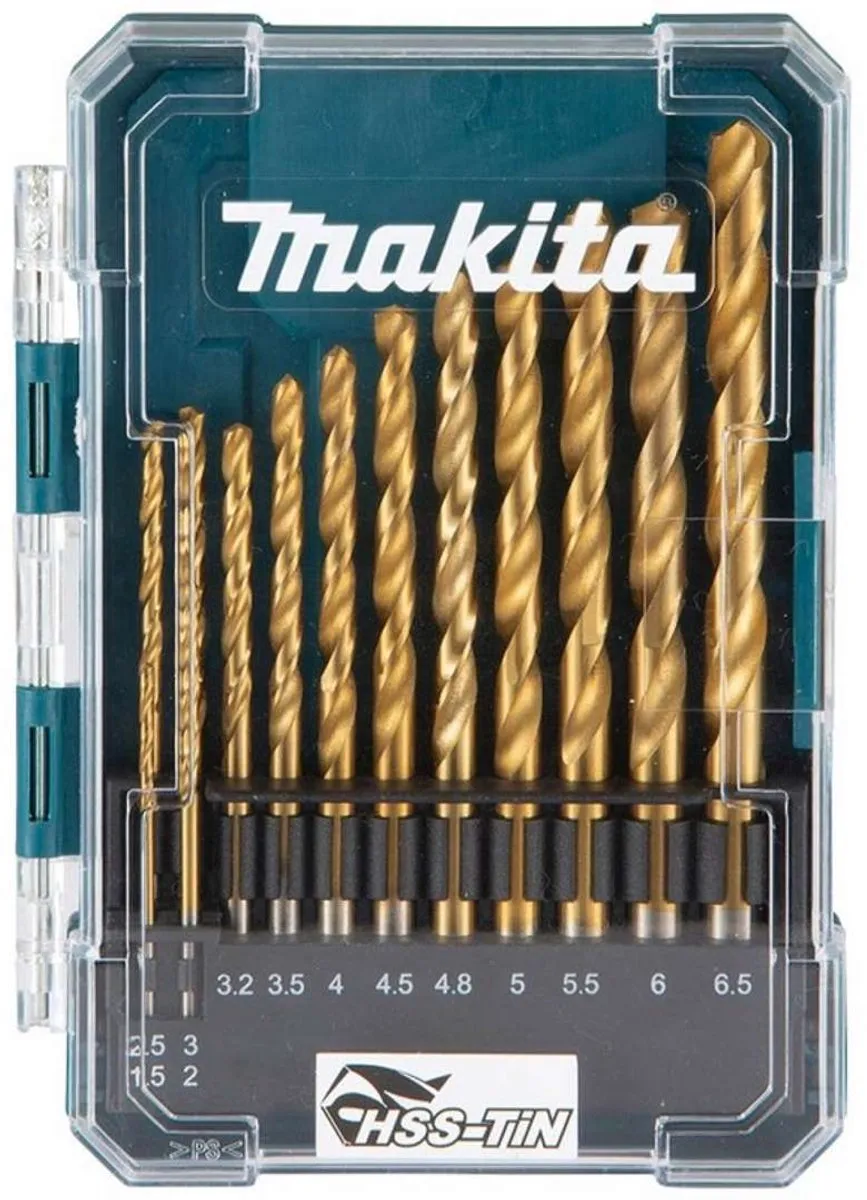 Makita Metaalboren Set 13-delig HSS-TiN