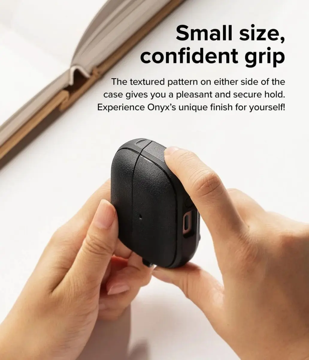 Ringke Onyx Magnetic Hoesje Samsung Galaxy Buds 3/3 Pro - Zwart