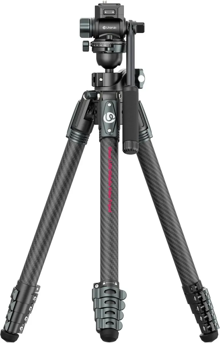 Ulanzi GlideGo JJ06 Carbon Statief - 44-187cm - Vloeistofkop - 18kg