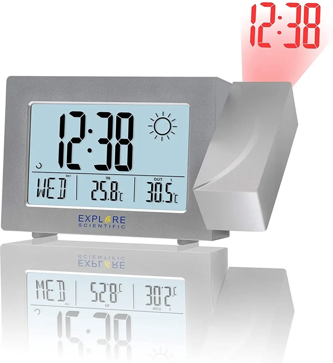 Bresser Explore Scientific RDW3008 Projectiewekker - Zilver