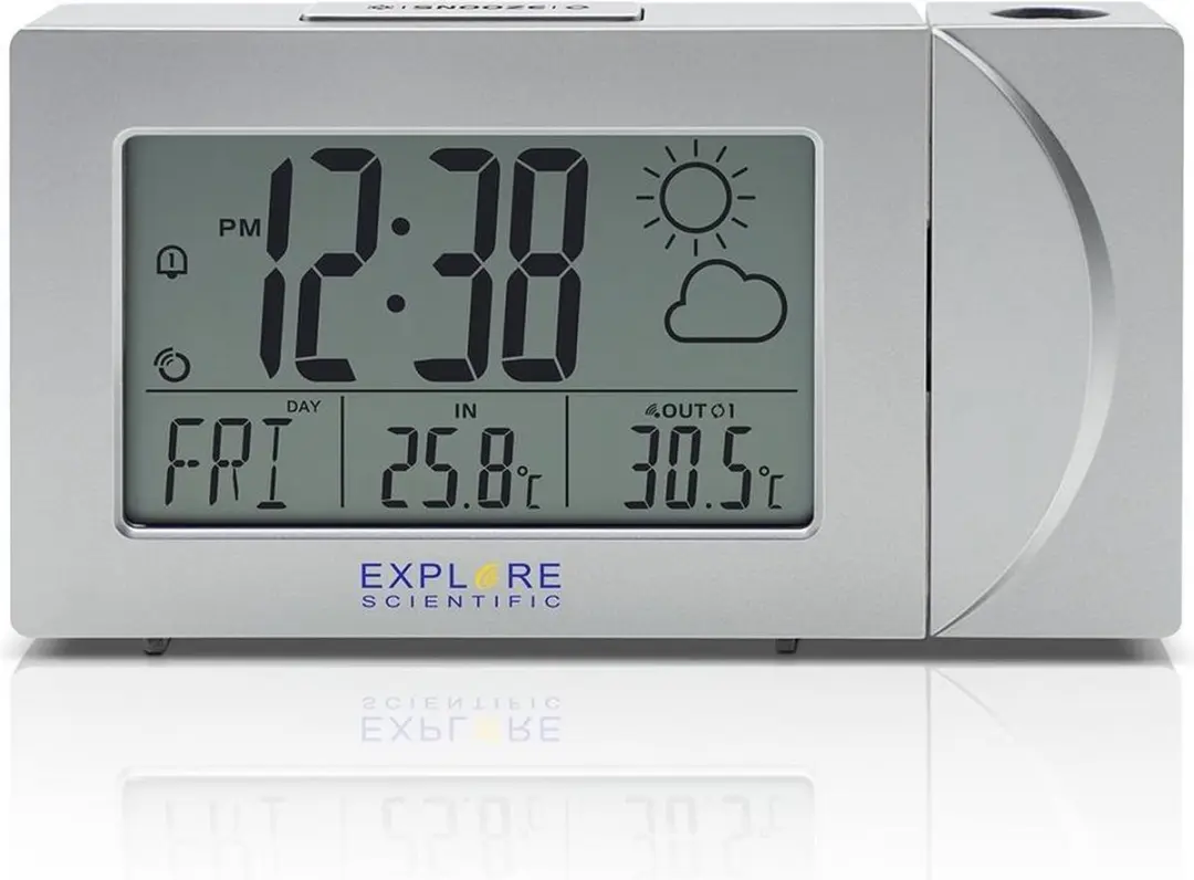 Bresser Explore Scientific RDW3008 Projectiewekker - Zilver