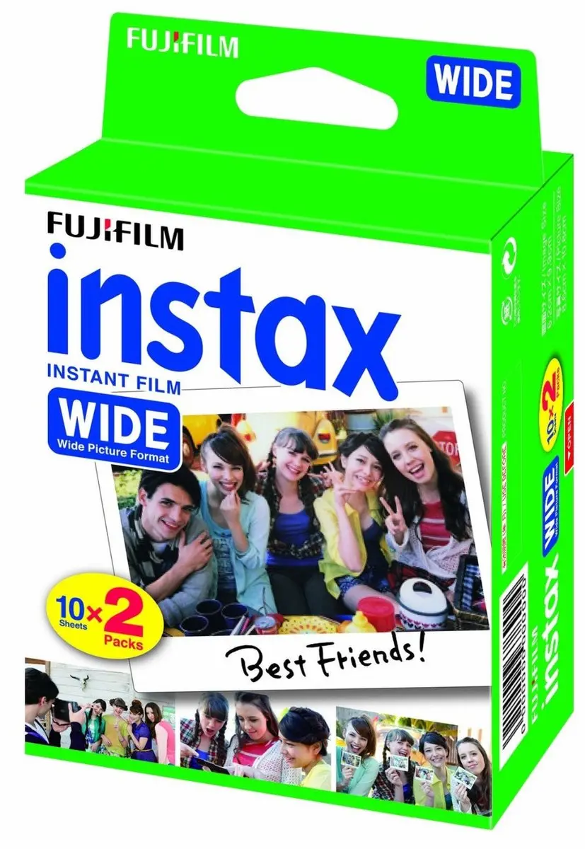 Fujifilm instax Wide Film Glans - 20 Stuks