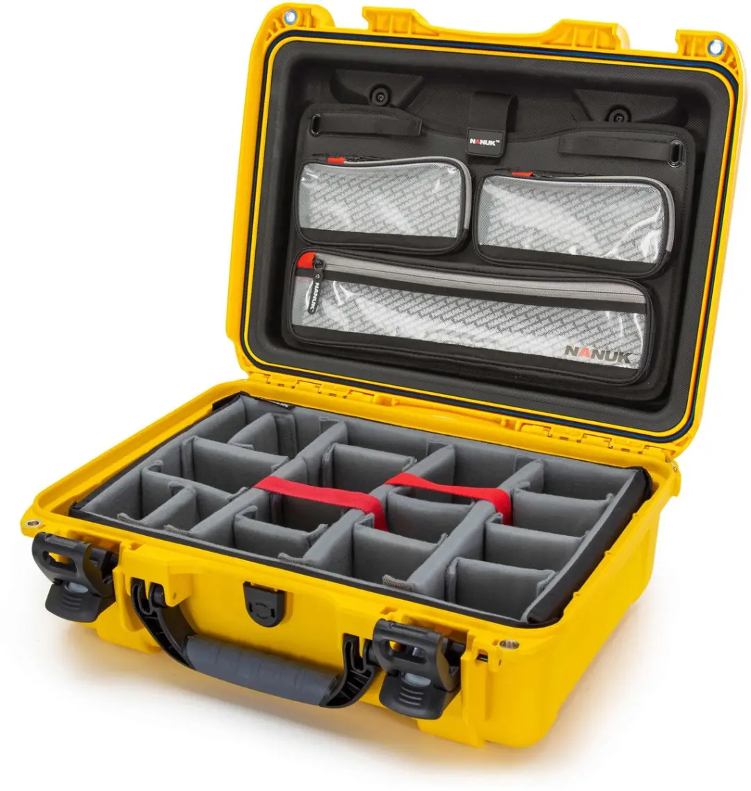 Nanuk 925 Pro Photo Kit Koffer - Geel