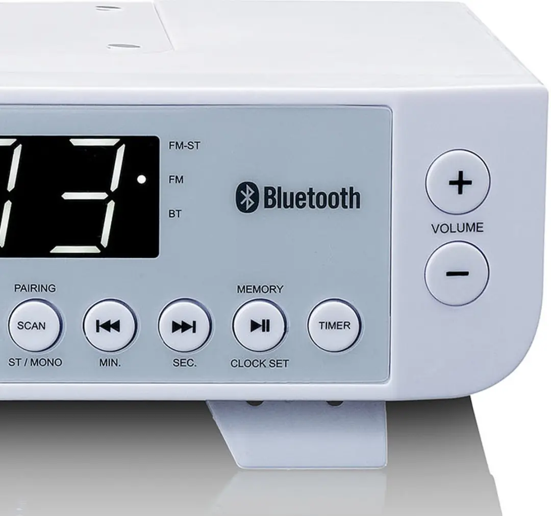 Lenco KCR-100WH Keukenradio - Bluetooth - Wit