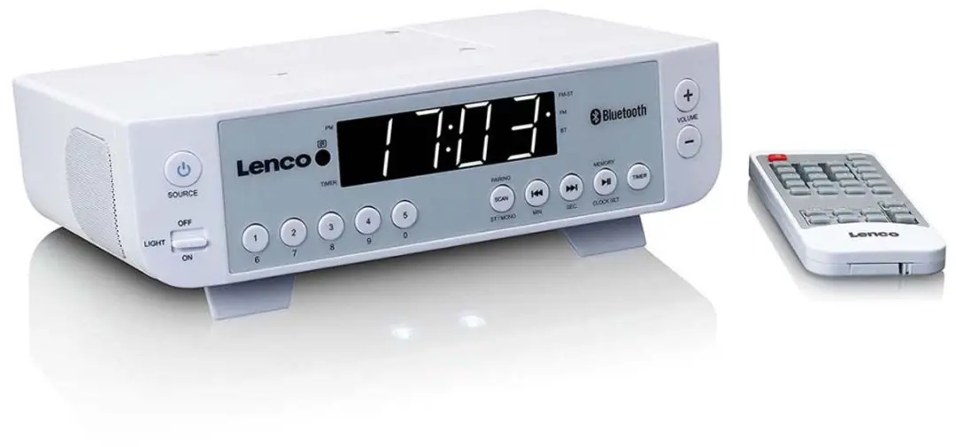 Lenco KCR-100WH Keukenradio - Bluetooth - Wit