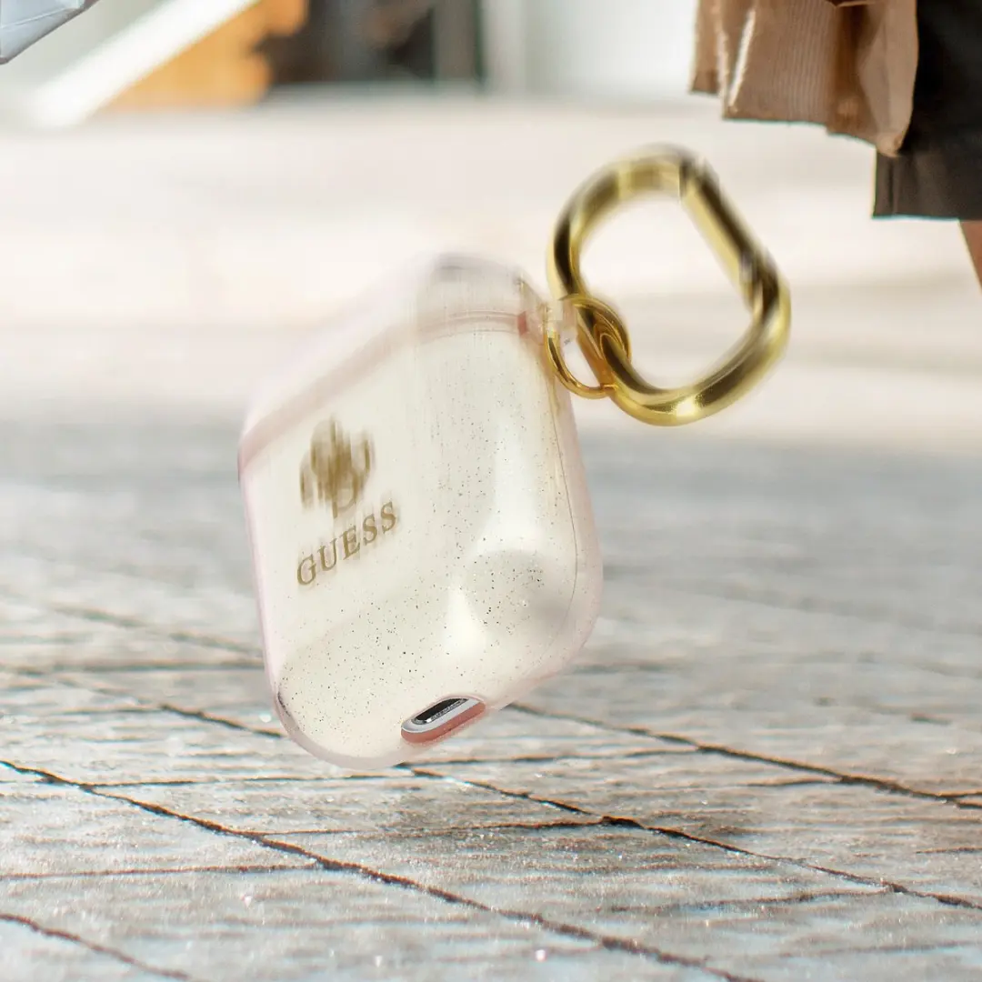 Guess GUA2UCG4GD Hoesje AirPods 1/2 - Goud