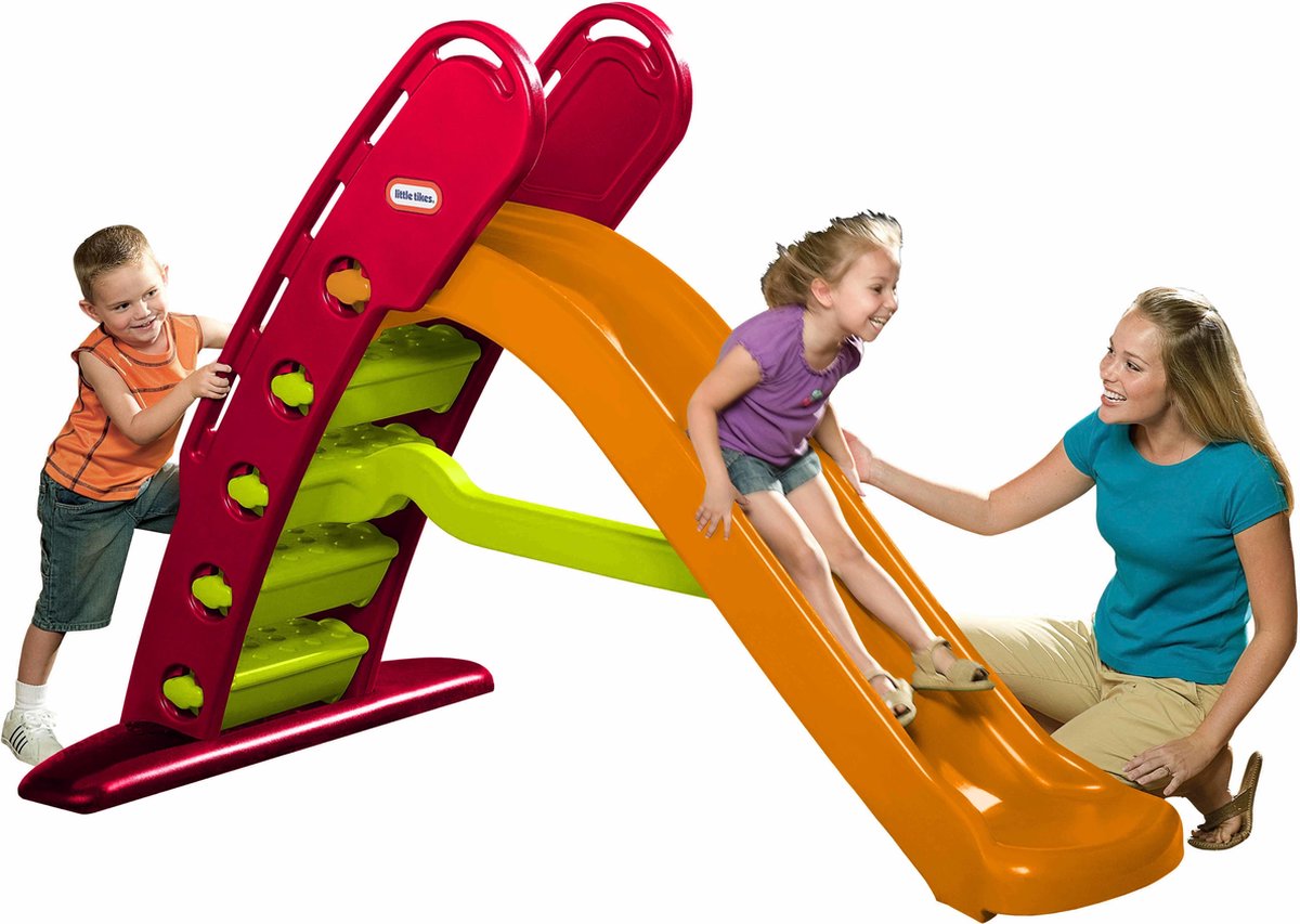 Little Tikes Glijbaan Giant Slide - Peuter -Voor Buiten - Rood Oranje