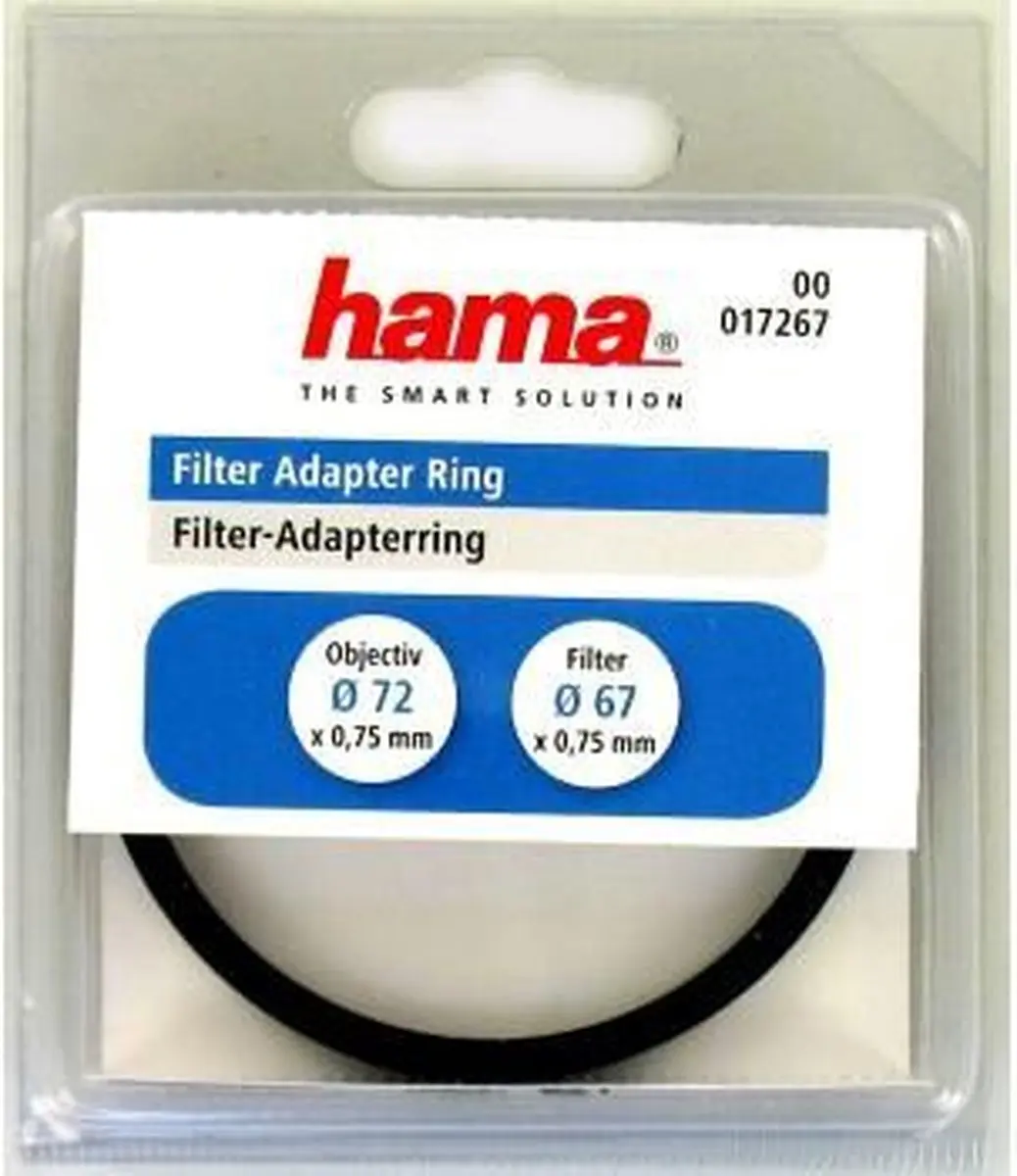 Hama Filteradapterringen 72/67 - 17267 - afbeelding 2 van 2