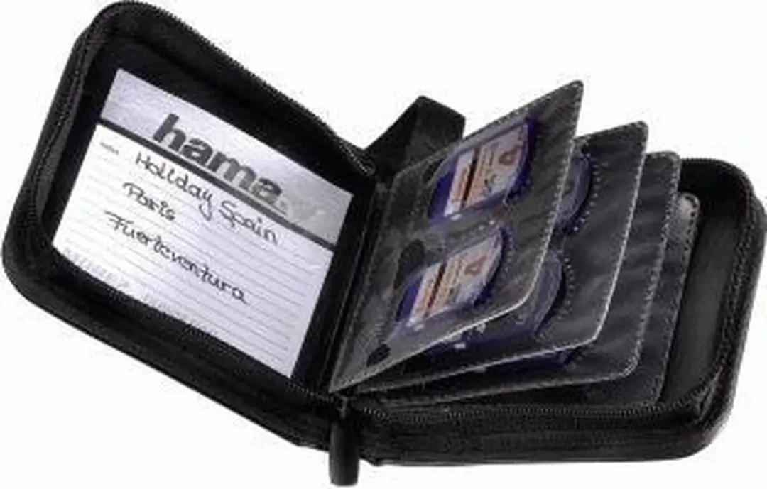 Hama Memory Card Wallet 12x - 00095980 - Zwart