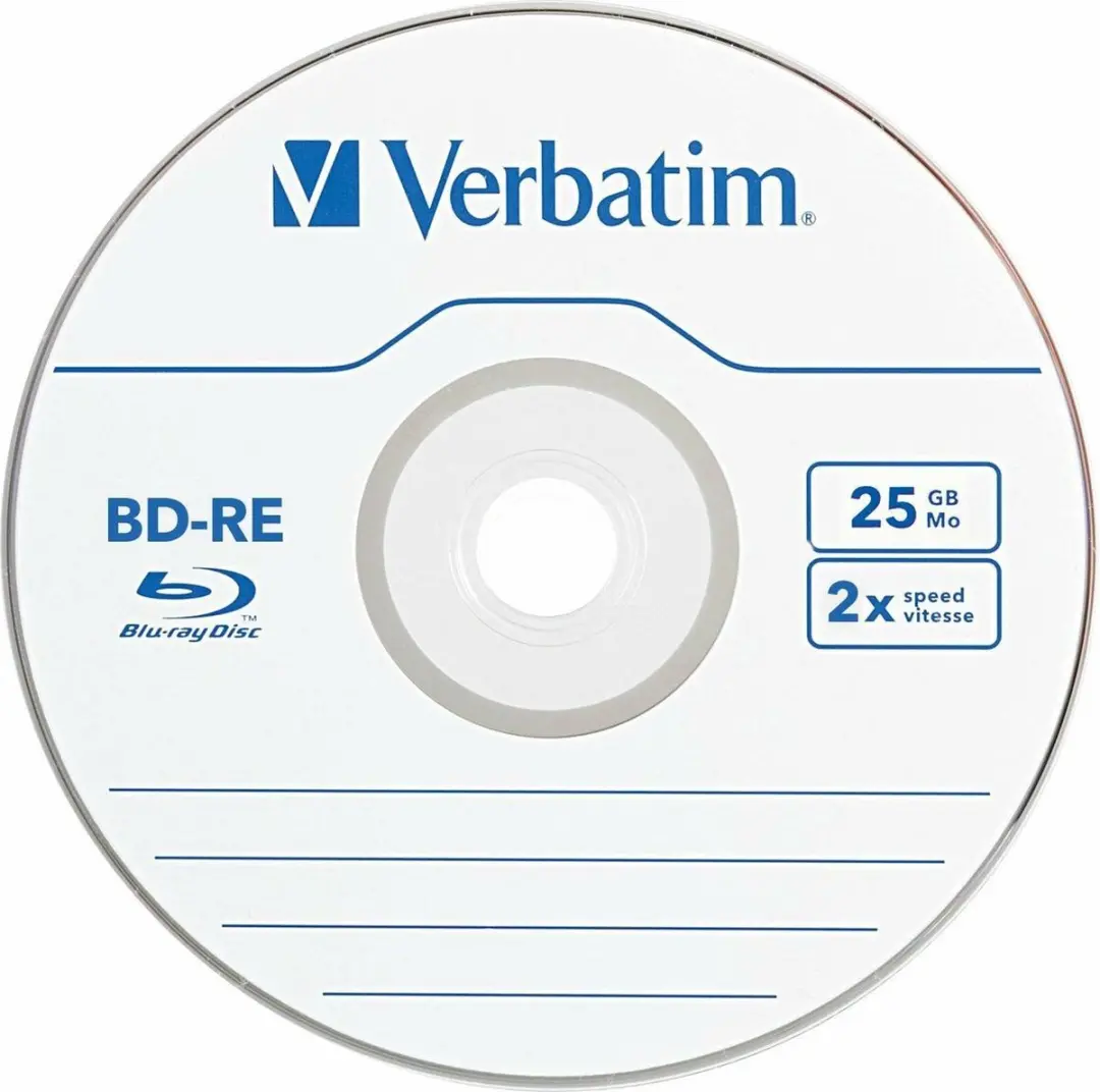 Verbatim BD-RE SL 25GB 2x - 1 Stuk