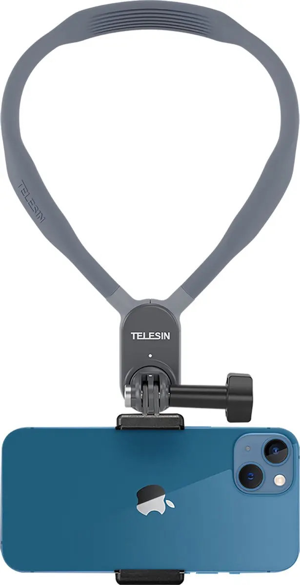 Telesin GP-TE-HNB-001 Neck Mount - GoPro Houder - Grijs - afbeelding 6 van 6
