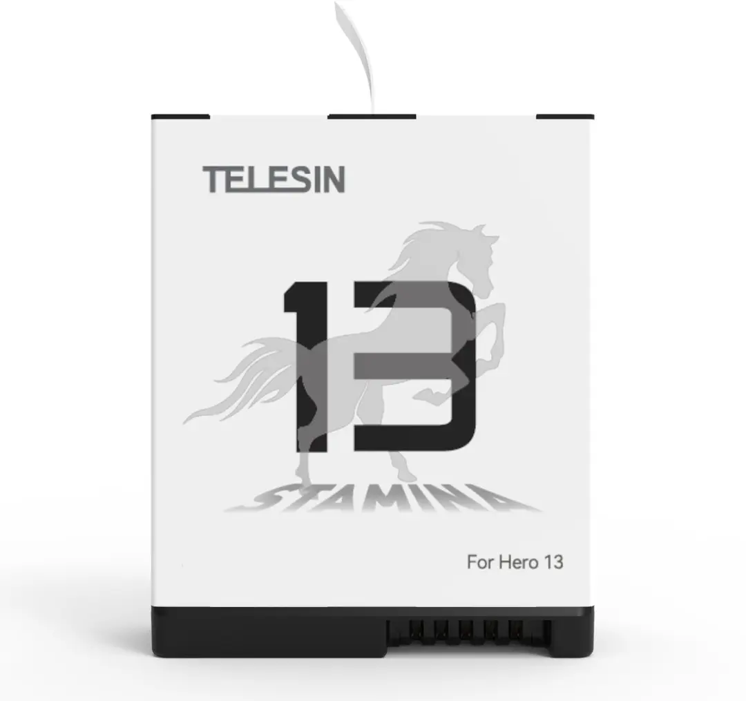 Telesin Pocket Triple Oplaadcase T-S0-ECB-09-TGP - 2x GoPro Accu - Zwart - afbeelding 6 van 6
