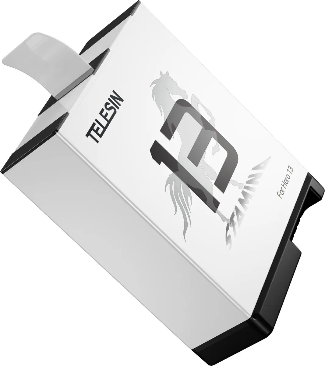 Telesin Pocket Triple Oplaadcase T-S0-ECB-09-TGP - 2x GoPro Accu - Zwart