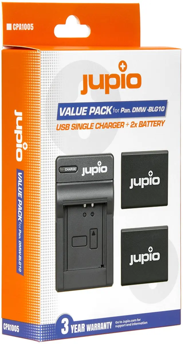 Jupio DMW-BLG10 Accu Set 2x 900mAh