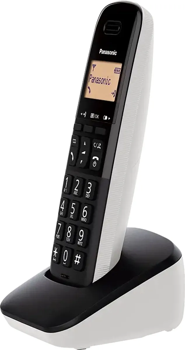 Panasonic KX-TGB610JTW DECT Telefoon - 1 Handset - Zwart/Wit