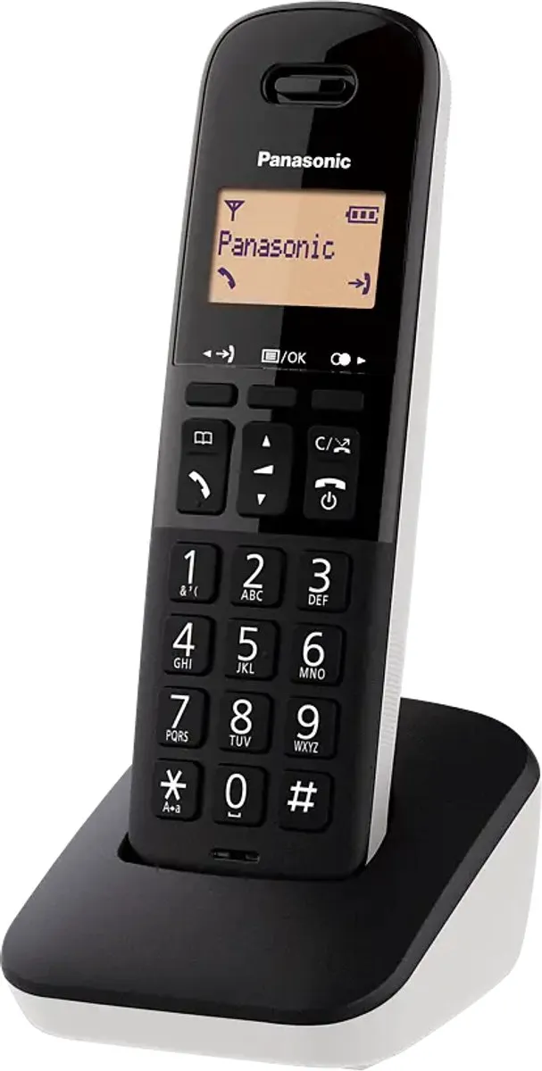 Panasonic KX-TGB610JTW DECT Telefoon - 1 Handset - Zwart/Wit