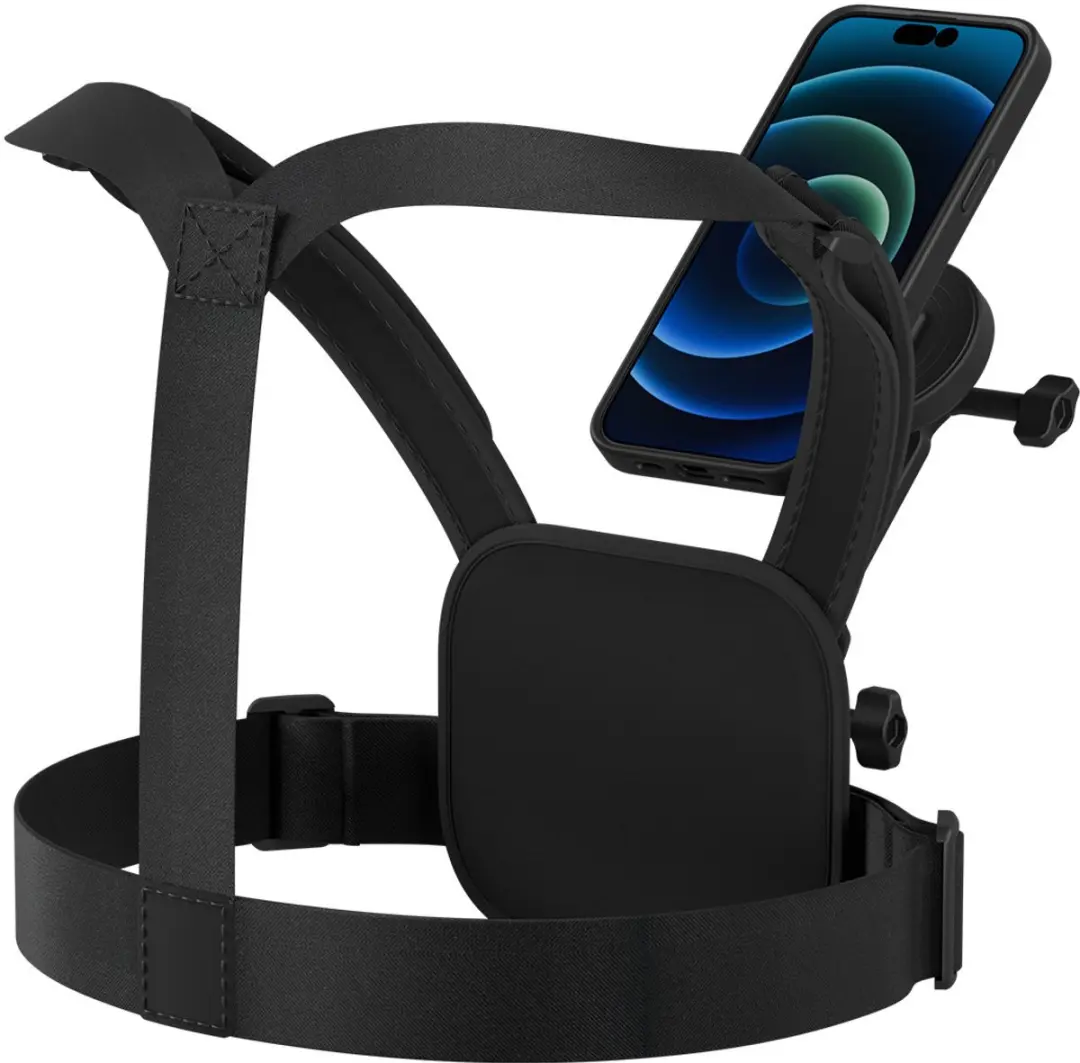 Telesin Chest Mount T-P2-CGP-02 voor iPhone 16 Pro Max - Zwart