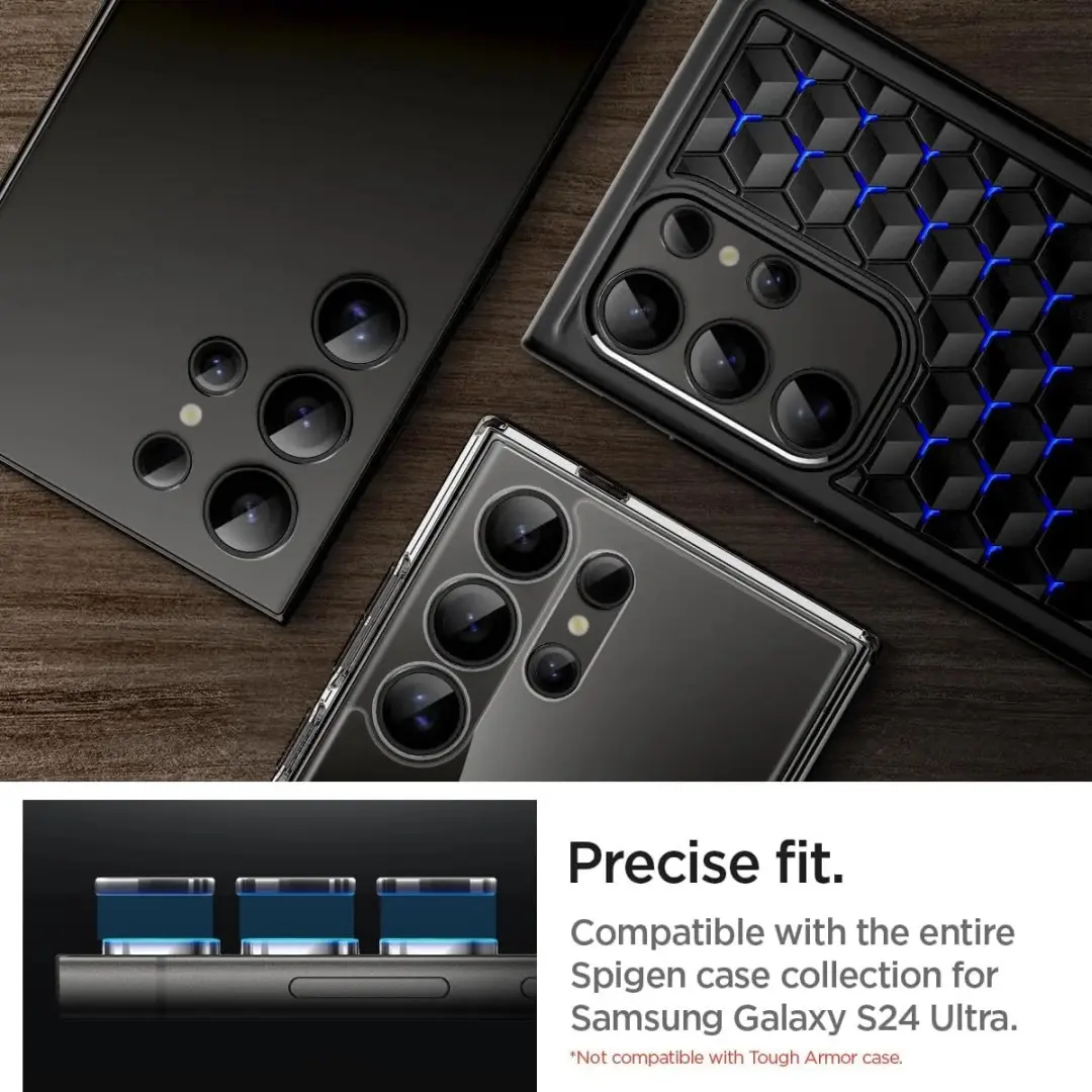Spigen Optik Pro AGL07425 Camera Lens Protector - 2 Stuks