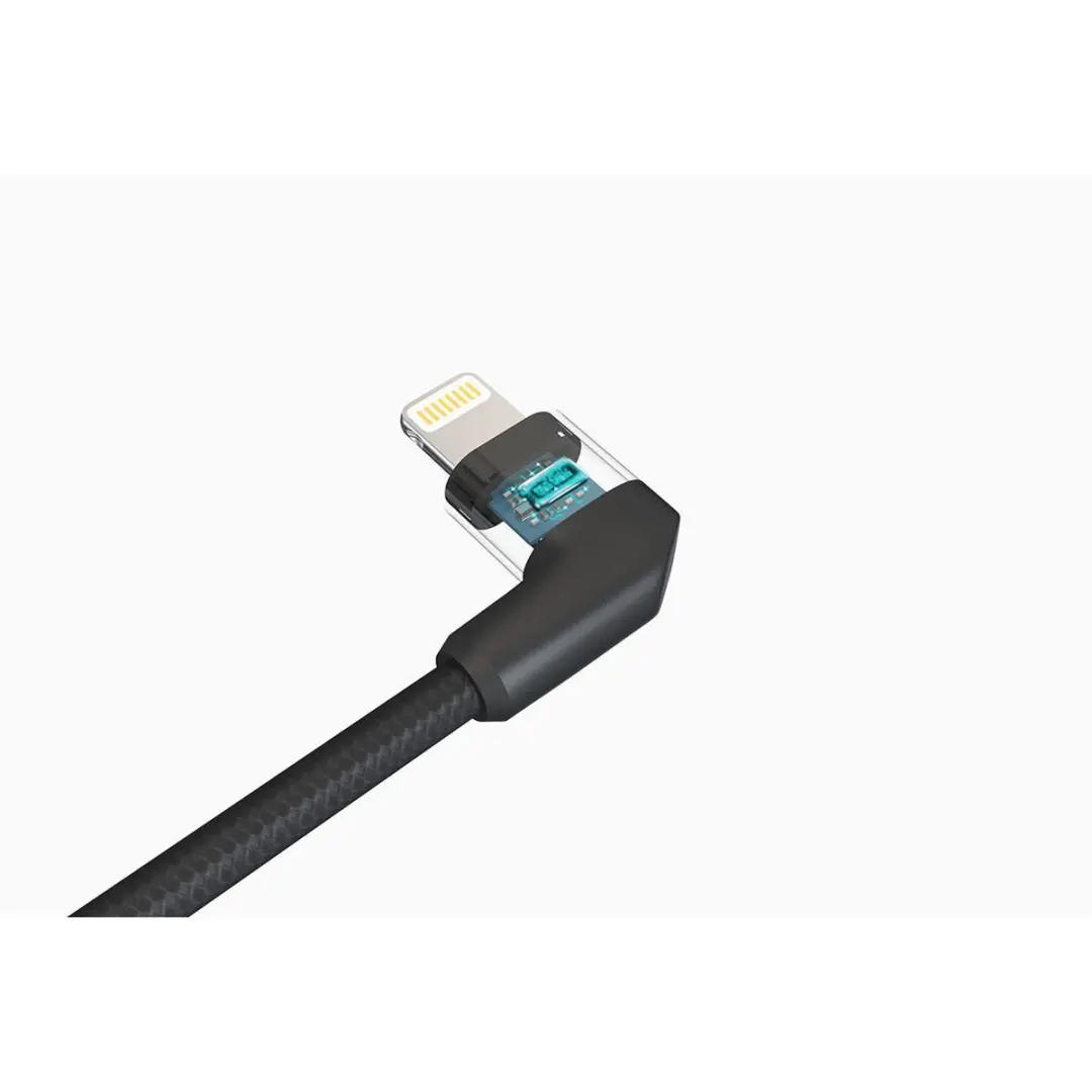 Pgytech USB-A naar Lightning MFI-kabel 0,35m