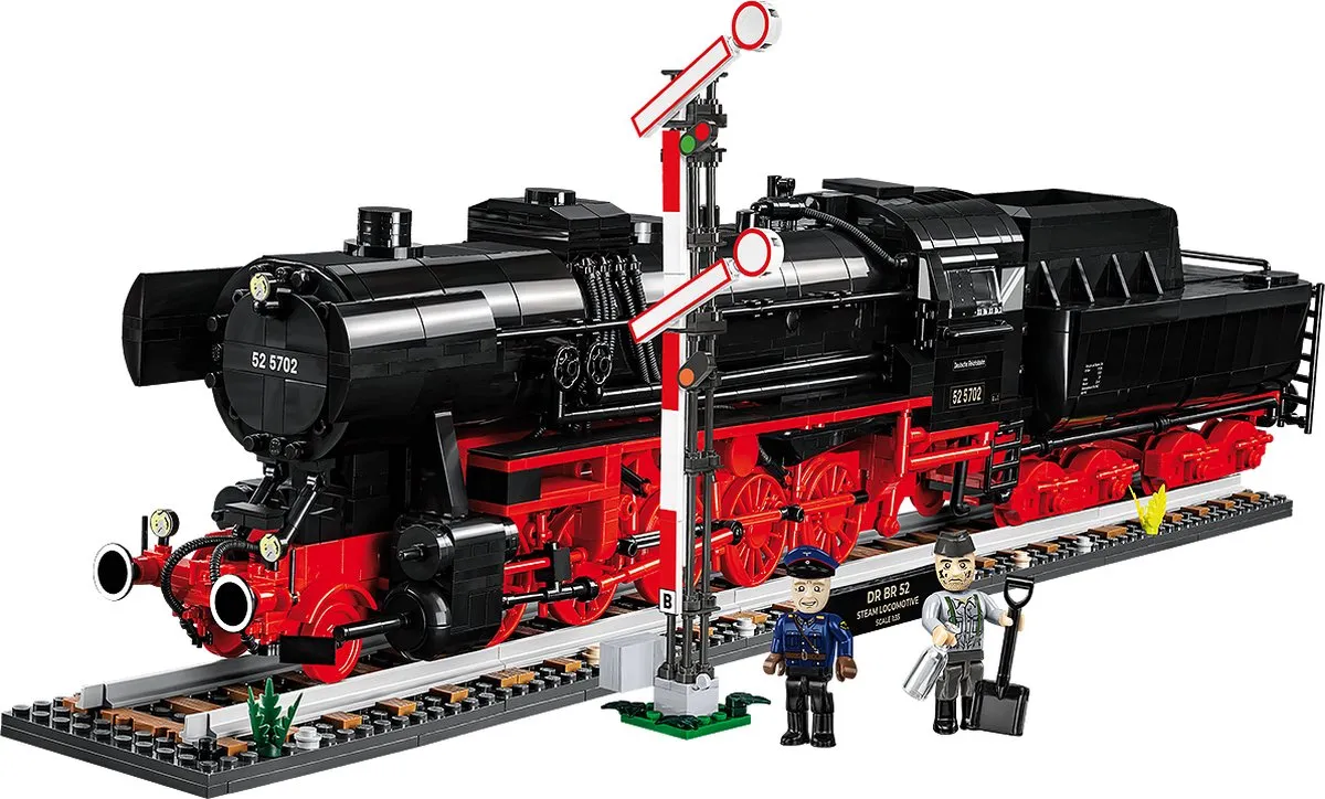Cobi DR BR 52 Stoomlocomotief & Semafoor COBI-6287