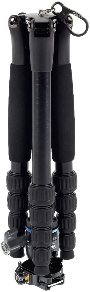 Sirui T-005SK Aluminium Statief + KS-5 Balhoofd - 10 kg - Zwart