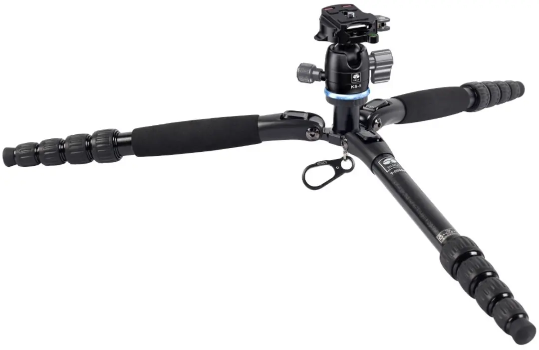 Sirui T-005SK Aluminium Statief + KS-5 Balhoofd - 10 kg - Zwart